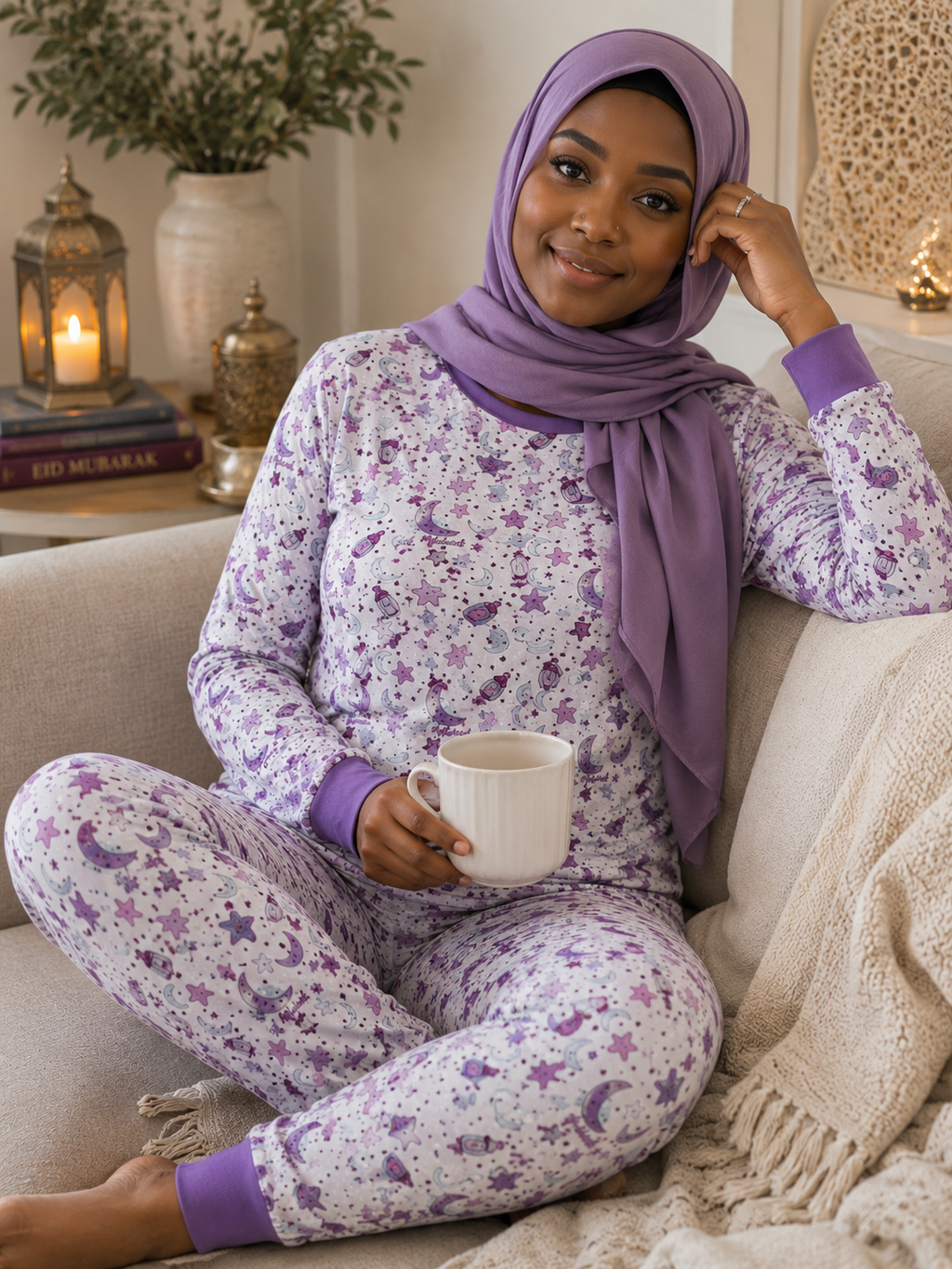 Matching Mom- Purple Moon set