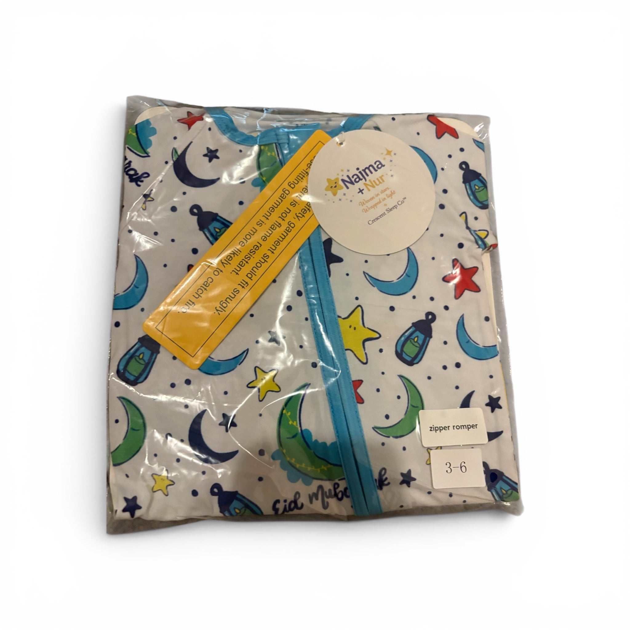 Blue Moon &Stars Eid Romper